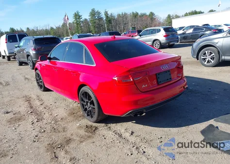 2014 Audi A4 2.0T Premium from USA, damaged, VIN WAUFFAFL0EN005884